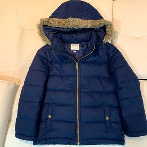Janie and Jack Navy Blue Puffer Jacket